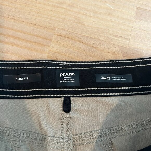 ***SOLD*******prAna Stretch Zion™ Straight Pant Water Repellent 36/32 in Sandbar - Picture 6 of 7